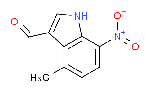 CAS No. 289483-81-4, 4-Methyl-7-nitro-1H-indole-3-carbaldehyde
