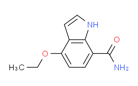 CAS No. 1253792-52-7, 4-Ethoxy-1H-indole-7-carboxamide