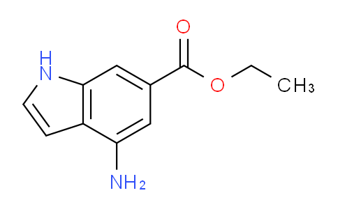 CAS No. 1956341-20-0, Ethyl 4-amino-1H-indole-6-carboxylate