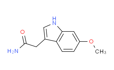 CAS No. 104295-51-4, 2-(6-Methoxy-1H-indol-3-yl)acetamide