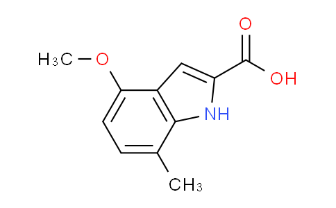 CAS No. 383132-77-2, 4-Methoxy-7-methyl-1H-indole-2-carboxylic acid