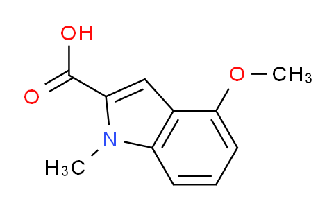 CAS No. 739365-06-1, 4-Methoxy-1-methyl-1H-indole-2-carboxylic acid
