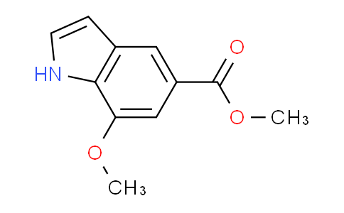 CAS No. 180624-24-2, Methyl 7-methoxy-1H-indole-5-carboxylate