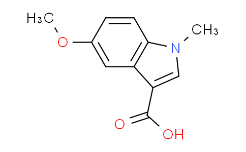 CAS No. 172596-63-3, 5-Methoxy-1-methyl-1H-indole-3-carboxylic acid