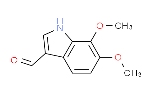 CAS No. 170489-28-8, 6,7-Dimethoxy-1H-indole-3-carbaldehyde