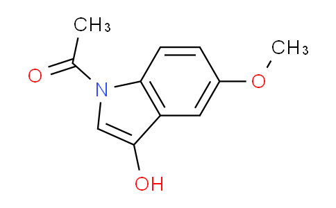 CAS No. 49787-37-3, 1-(3-Hydroxy-5-methoxy-1H-indol-1-yl)ethan-1-one
