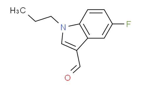 CAS No. 944465-16-1, 5-Fluoro-1-propyl-1H-indole-3-carbaldehyde
