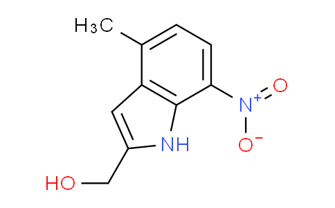 CAS No. 1956321-88-2, (4-Methyl-7-nitro-1H-indol-2-yl)methanol
