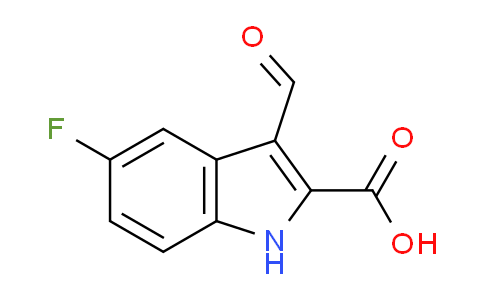 CAS No. 726206-78-6, 5-Fluoro-3-formyl-1H-indole-2-carboxylic acid
