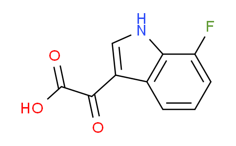 CAS No. 1082892-91-8, 2-(7-Fluoro-1H-indol-3-yl)-2-oxoacetic acid