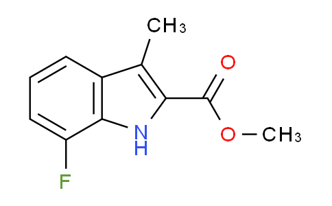 CAS No. 1255147-47-7, Methyl 7-Fluoro-3-methyl-1H-indole-2-carboxylate