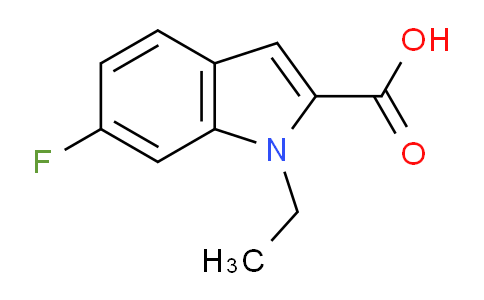 CAS No. 1240571-99-6, 1-Ethyl-6-fluoro-1H-indole-2-carboxylic acid