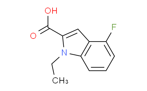 CAS No. 1146291-82-8, 1-Ethyl-4-fluoro-1H-indole-2-carboxylic acid