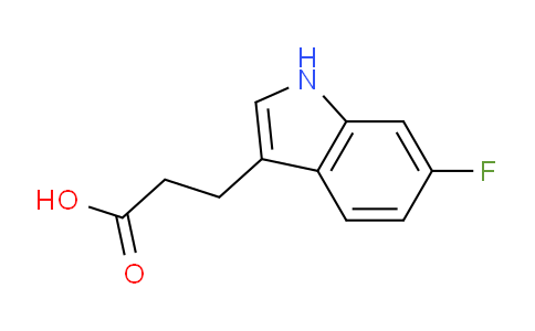 CAS No. 141071-78-5, 3-(6-Fluoro-1H-indol-3-yl)propanoic acid