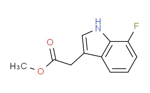 CAS No. 1268340-21-1, Methyl 2-(7-fluoro-1H-indol-3-yl)acetate