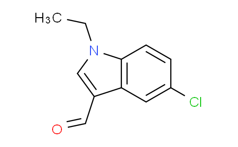 CAS No. 1134334-31-8, 5-Chloro-1-ethyl-1H-indole-3-carbaldehyde