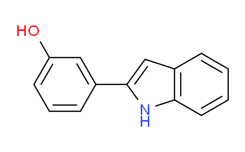 CAS No. 40756-70-5, 3-(1H-Indol-2-yl)phenol