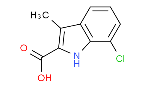 CAS No. 16381-48-9, 7-Chloro-3-methyl-1H-indole-2-carboxylic acid