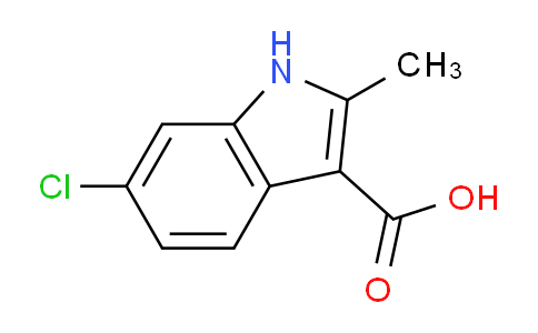 CAS No. 920023-47-8, 6-Chloro-2-methyl-1H-indole-3-carboxylic acid
