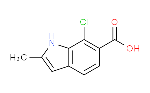 CAS No. 1403456-77-8, 7-Chloro-2-methyl-1H-indole-6-carboxylic acid