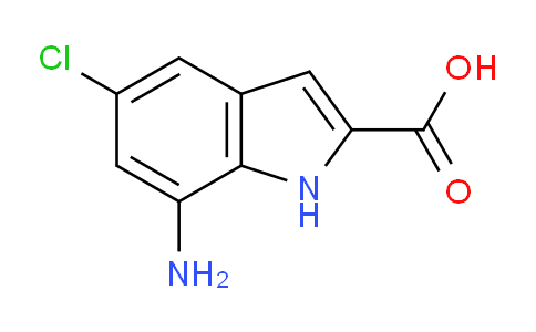 CAS No. 1352396-64-5, 7-Amino-5-chloro-1H-indole-2-carboxylic acid