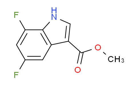 CAS No. 681288-42-6, Methyl 5,7-difluoro-1H-indole-3-carboxylate