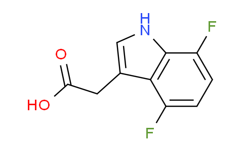 CAS No. 1019115-63-9, 2-(4,7-Difluoro-1H-indol-3-yl)acetic acid