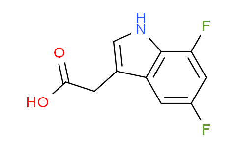 CAS No. 215363-30-7, 2-(5,7-Difluoro-1H-indol-3-yl)acetic acid