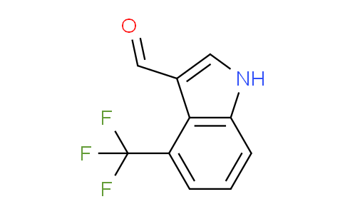 CAS No. 959236-12-5, 4-(Trifluoromethyl)-1H-indole-3-carbaldehyde