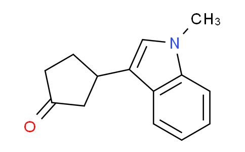 CAS No. 220970-48-9, 3-(1-Methyl-1H-indol-3-yl)cyclopentanone
