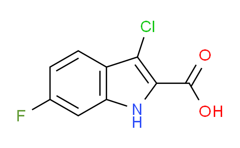 CAS No. 1312138-48-9, 3-Chloro-6-fluoro-1H-indole-2-carboxylic acid