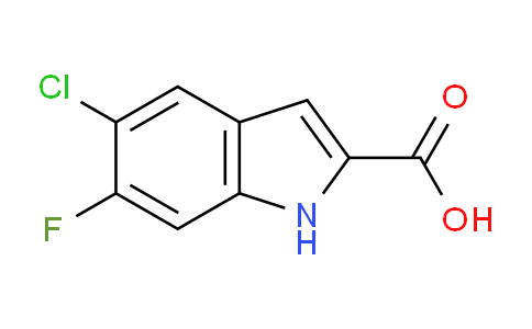 CAS No. 169674-55-9, 5-Chloro-6-fluoro-1H-indole-2-carboxylic acid