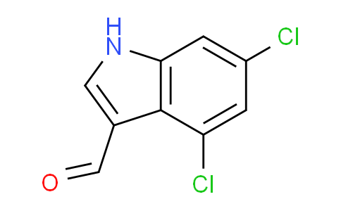 CAS No. 115666-33-6, 4,6-Dichloro-1H-indole-3-carbaldehyde