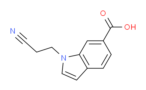 CAS No. 885266-69-3, 1-(2-Cyanoethyl)-1H-indole-6-carboxylic acid