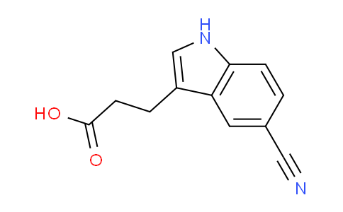CAS No. 149681-66-3, 3-(5-Cyano-1H-indol-3-yl)propanoic acid