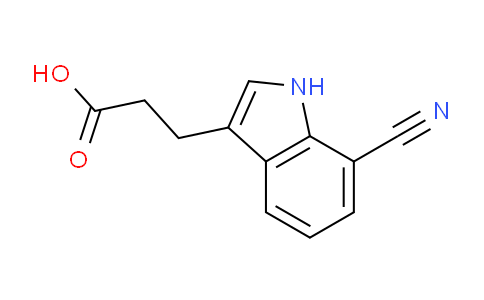 CAS No. 1223748-52-4, 3-(7-Cyano-1H-indol-3-yl)propanoic acid