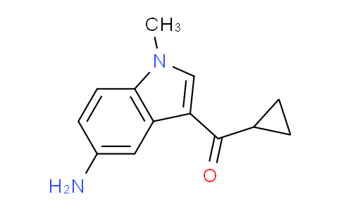 CAS No. 1703788-55-9, (5-Amino-1-methyl-1H-indol-3-yl)(cyclopropyl)methanone