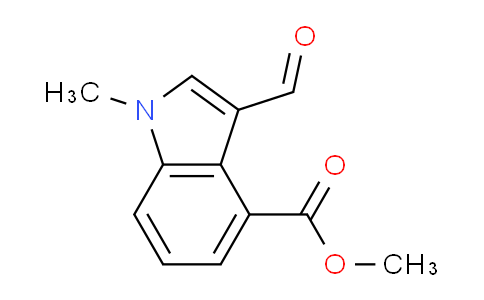 CAS No. 65923-20-8, Methyl 3-formyl-1-methyl-1H-indole-4-carboxylate