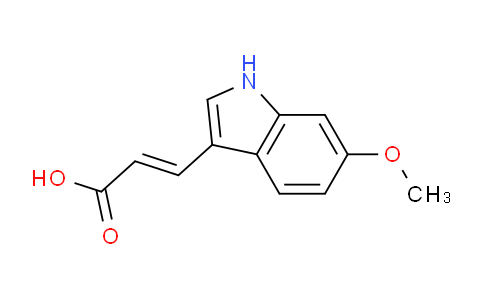 CAS No. 1018656-94-4, 3-(6-Methoxy-1H-indol-3-yl)acrylic acid