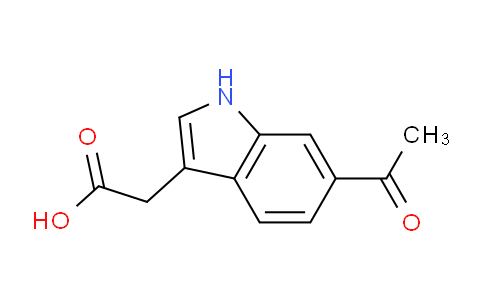 CAS No. 81223-95-2, 2-(6-Acetyl-1H-indol-3-yl)acetic acid