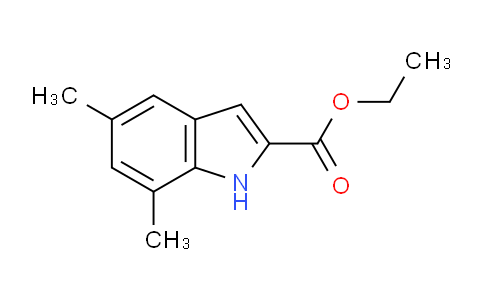 CAS No. 59549-49-4, Ethyl 5,7-dimethyl-1h-indole-2-carboxylate