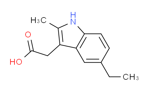 CAS No. 299166-69-1, 2-(5-Ethyl-2-methyl-1H-indol-3-yl)acetic acid