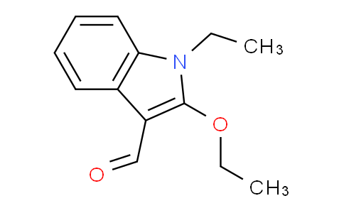 CAS No. 141210-88-0, 2-Ethoxy-1-ethyl-1H-indole-3-carbaldehyde