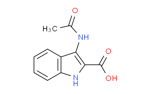 CAS No. 56545-53-0, 3-Acetamido-1H-indole-2-carboxylic acid