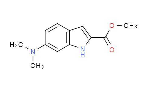 CAS No. 136818-58-1, Methyl 6-(dimethylamino)-1H-indole-2-carboxylate