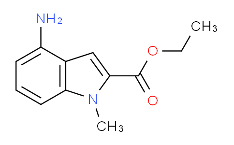 CAS No. 91119-15-2, Ethyl 4-amino-1-methyl-1H-indole-2-carboxylate