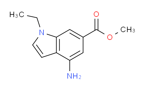 CAS No. 734532-90-2, Methyl 4-amino-1-ethyl-1H-indole-6-carboxylate