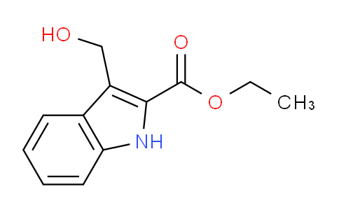 CAS No. 666752-02-9, Ethyl 3-(hydroxymethyl)-1H-indole-2-carboxylate