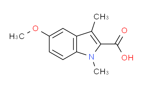 CAS No. 59908-57-5, 5-Methoxy-1,3-dimethyl-1H-indole-2-carboxylic acid