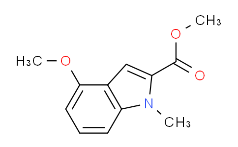 CAS No. 111258-25-4, Methyl 4-methoxy-1-methyl-1H-indole-2-carboxylate